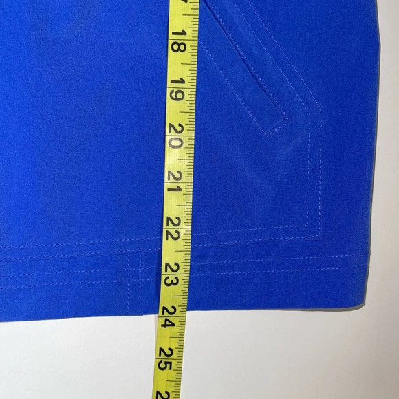 Weekends by Chico’s Blue 3/4 Sleeve Full Zip Windbreaker Jacket 1 Medium Women’s - Picture 7 of 11